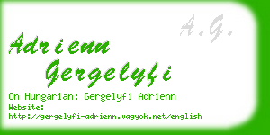 adrienn gergelyfi business card